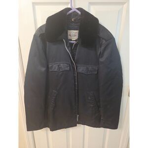 Tufnyl by Blauer Vintage Bomber Jacket Mens 40R Black Tactical Police